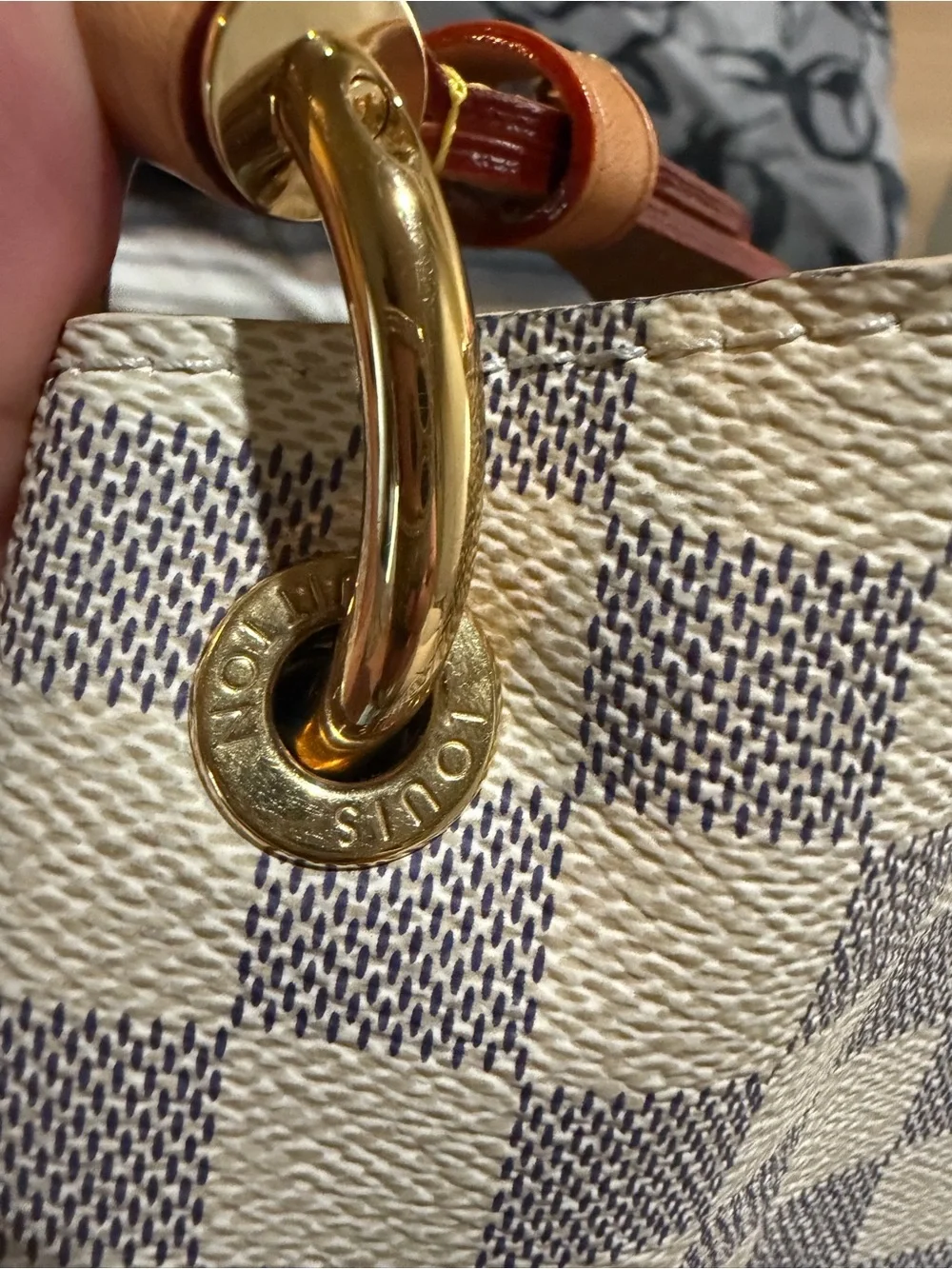 Louis  Vuitton Damier Azur Graceful MM